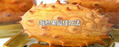 ​海参果最佳吃法