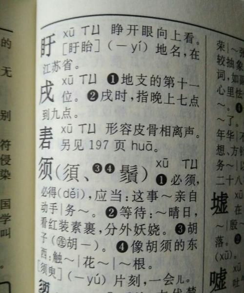 戊戍戌戎怎么读 横戌点戍戊中空