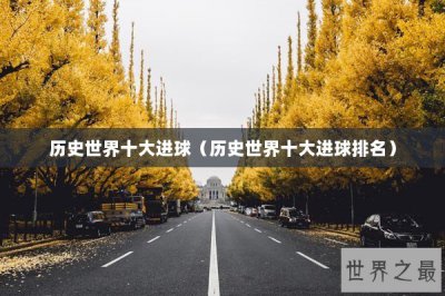 ​历史世界十大进球（历史世界十大进球排名）