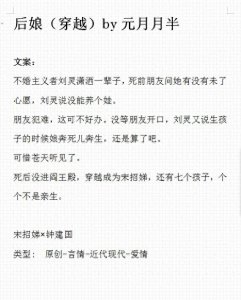 ​年代文‖后娘（穿越） 作者：元月月半