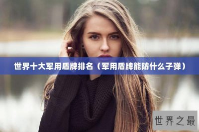 ​世界十大军用盾牌排名（军用盾牌能防什么子弹）