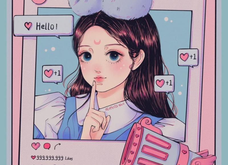 时不时撩一下的女生（女生时不时看我一眼是喜欢吗）
